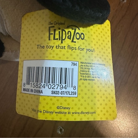 Disney Flip A Zoo Mickey Mouse to Minnie Mouse Flipazoo 14" Plush 2 In 1 Toy - Picture 8 of 9